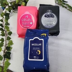 3 Packs of 30  Make up Remover Cleansing Towelettes New